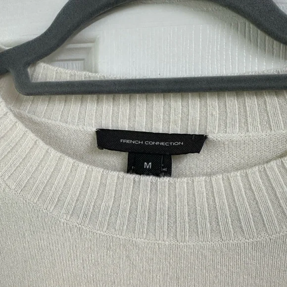 French Connection White Knit Sweater - Picture 3 of 5